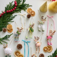 Patience Brewster Dash Away Reindeer Ornament