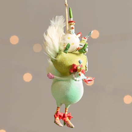 Patience Brewster 12 Days 3 French Hens Ornament