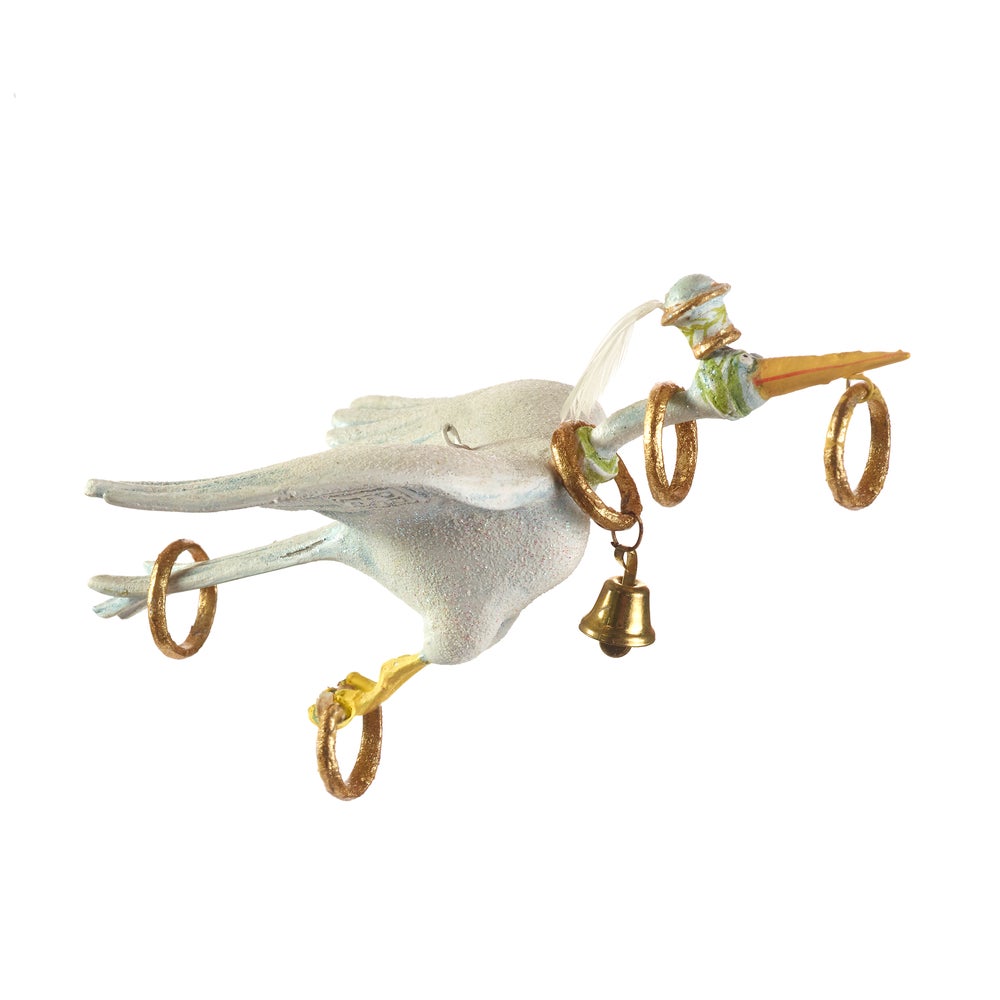 Patience Brewster 12 Days Ornament - 12 Days, 5 Golden Rings mackenzie-childs Panama imagen 1