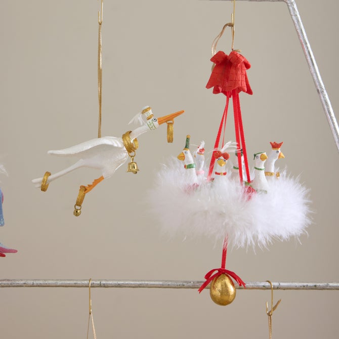 Patience Brewster 12 Days 6 Geese a-Laying Ornament image number 4