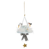 Patience Brewster 12 Days 7 Swans a-Swimming Ornament