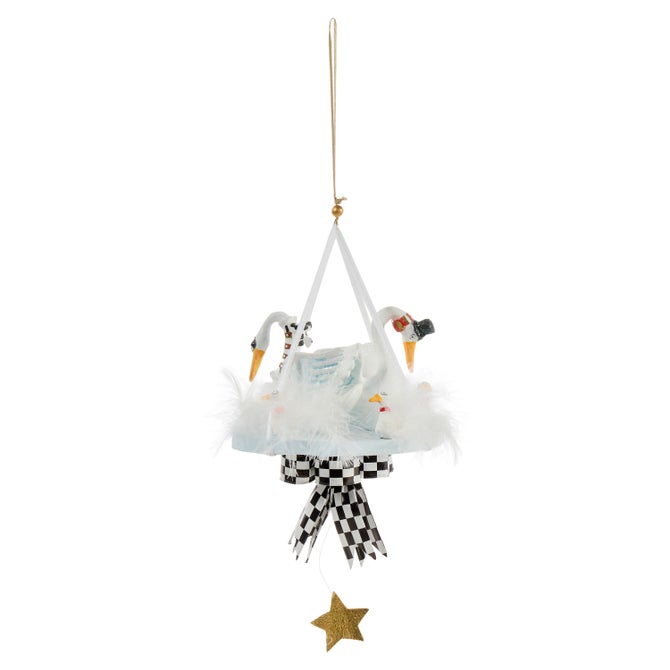 Patience Brewster 12 Days 7 Swans a-Swimming Ornament image number 7