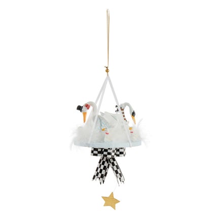 Patience Brewster 12 Days 7 Swans a-Swimming Ornament