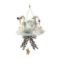 Patience Brewster 12 Days 7 Swans a-Swimming Ornament