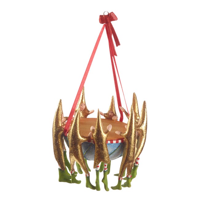 Patience Brewster 12 Days 9 Drummers Drumming Ornament image number 2
