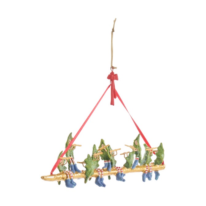 Patience Brewster 12 Days 10 Pipers Piping Ornament image number 6