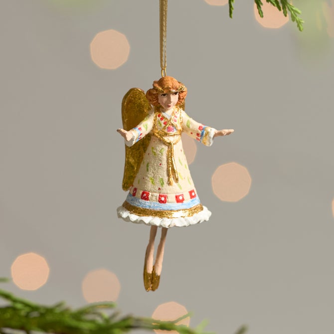 Patience Brewster Nativity Heavenly Angel Mini Ornament image number 1