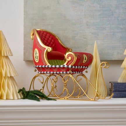 Patience Brewster Dash Away Sleigh Figure