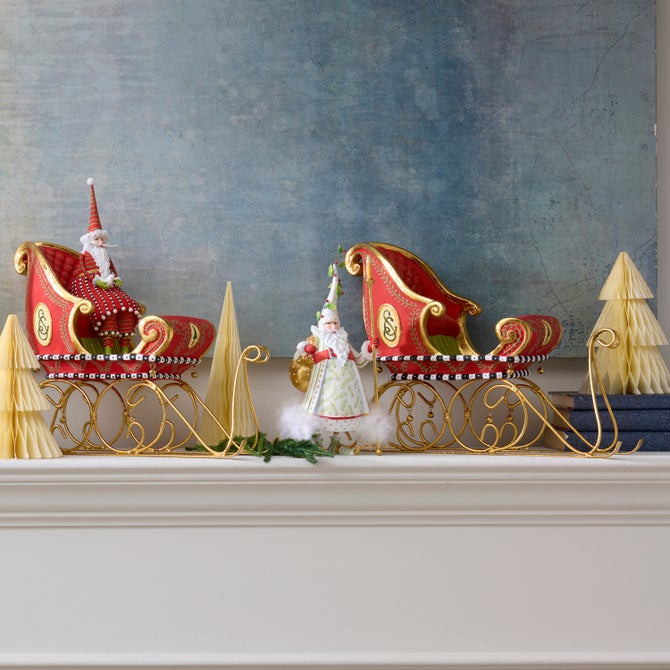 Patience Brewster Dash Away Sleigh Figure image number 2