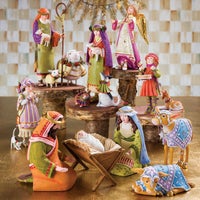 Patience Brewster Nativity Shepherd & Sheep Figures