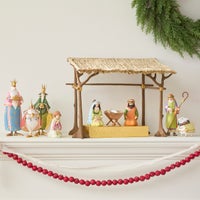 Patience Brewster Nativity Shepherd & Sheep Figures