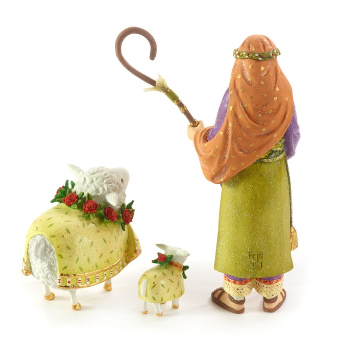 Patience Brewster Nativity Shepherd & Sheep Figures image number 4
