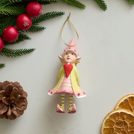 Patience Brewster Dash Away Cupid's Elf Ornament