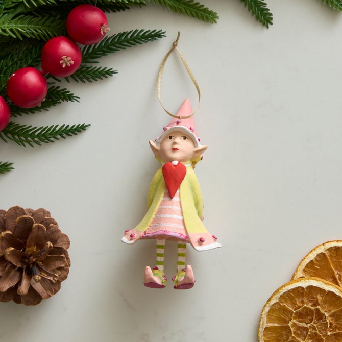 Patience Brewster Dash Away Cupid's Elf Ornament image number 1