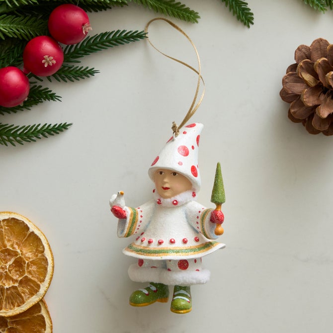 Patience Brewster Dash Away Blitzen's Elf Ornament image number 1