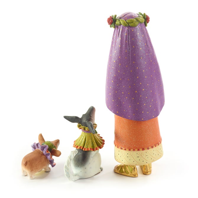 Patience Brewster Nativity Shepherdess with Dog Figures image number 3