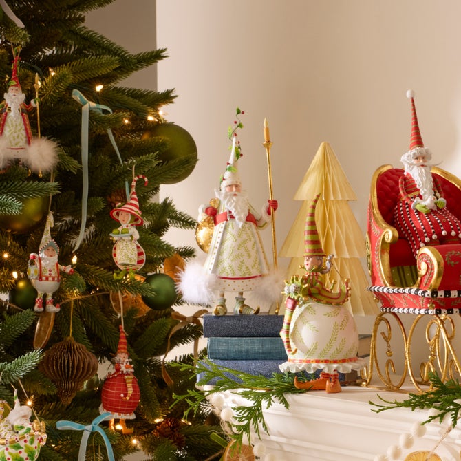 Patience Brewster Dash Away Candlelight Santa Figure image number 7