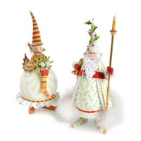 Patience Brewster Dash Away Candlelight Santa Figure