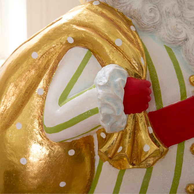 Patience Brewster Dash Away Candlelight Santa Display Figure image number 4