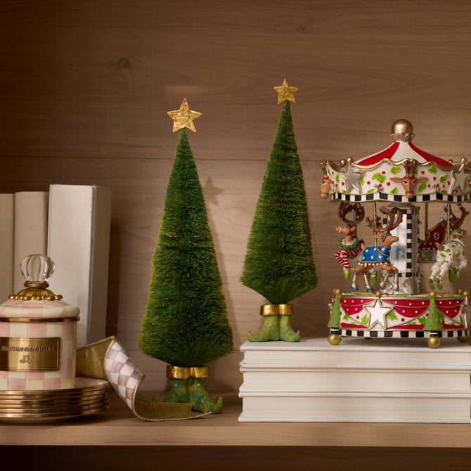 Patience Brewster Dash Away Sisal Elf Tree Figures image number 3