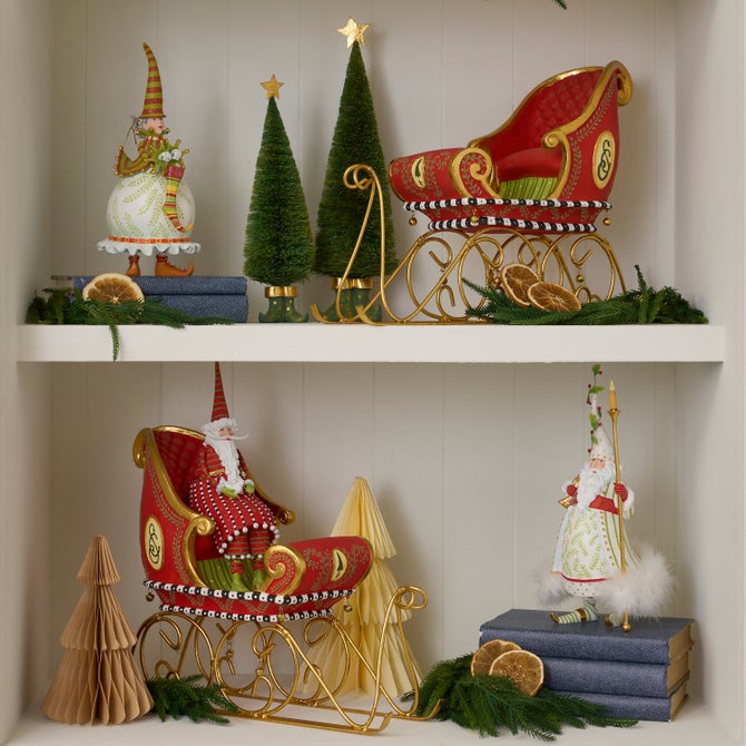 Patience Brewster Dash Away Sisal Elf Tree Figures image number 4