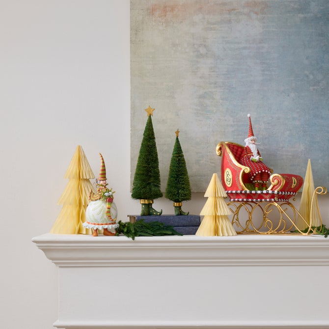 Patience Brewster Dash Away Sisal Elf Tree Figures image number 5