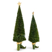 Patience Brewster Dash Away Sisal Elf Tree Figures