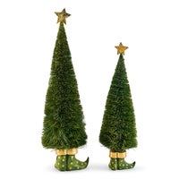 Patience Brewster Dash Away Sisal Elf Tree Figures