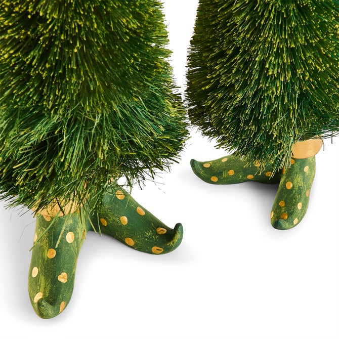 Patience Brewster Dash Away Sisal Elf Tree Figures image number 7