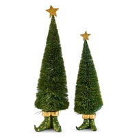 Patience Brewster Dash Away Sisal Elf Tree Figures