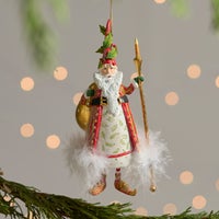 Patience Brewster Dash Away Nicholas Santa Ornament