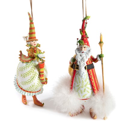 Patience Brewster Dash Away Nicholas Santa Ornament