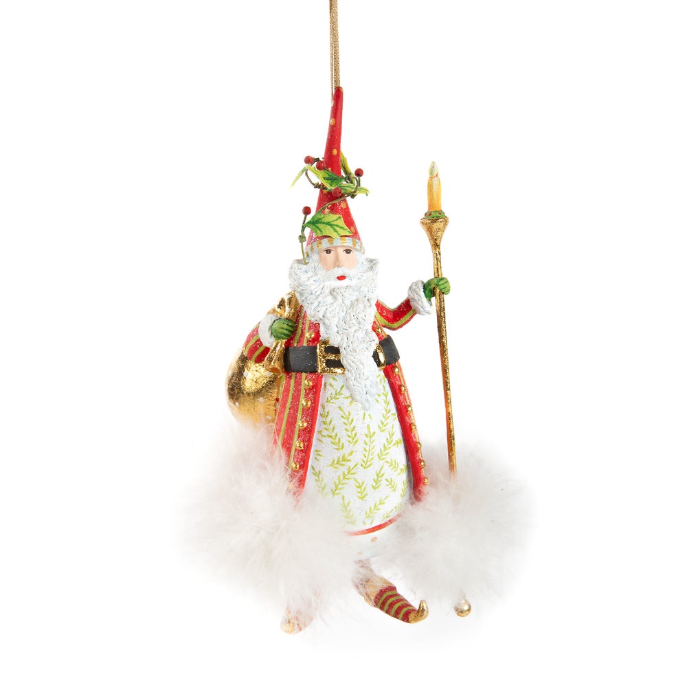 Patience Brewster Dash Away Nicholas Santa Ornament mackenzie-childs Panama imagen 1