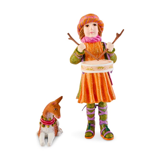 Patience Brewster Nativity Little Drummer Boy & Dog Figures image number 9