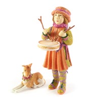 Patience Brewster Nativity Little Drummer Boy & Dog Figures