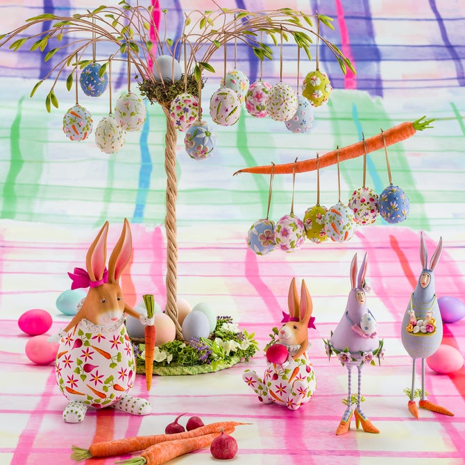 Patience Brewster Bright Floral Eggs, Set of 6 image number 2