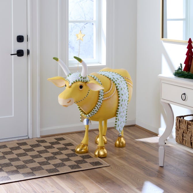 Patience Brewster Nativity Holy Cow Display Figure image number 1