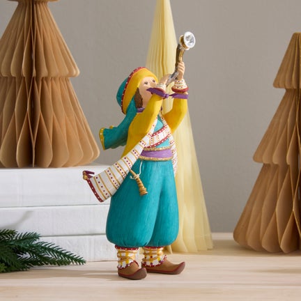 Patience Brewster Nativity Shofar Player Figure