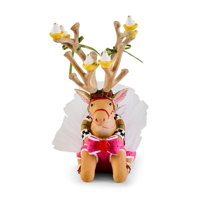 Patience Brewster Dash Away Sitting Dancer Reindeer Figure image number 3