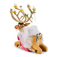 Patience Brewster Dash Away Sitting Dancer Reindeer Figure