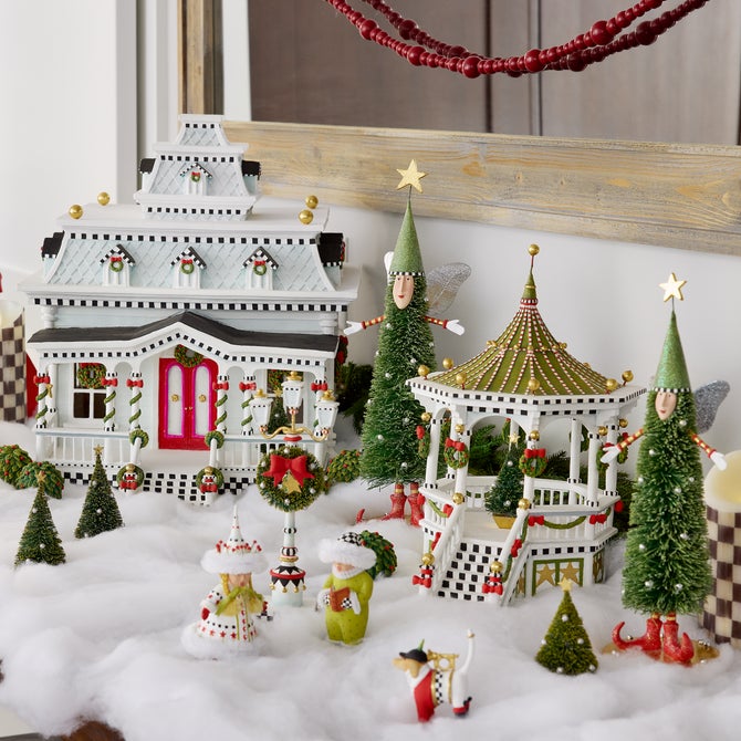 Patience Brewster Sisal Angel Tree Figures, Set of 2 image number 1