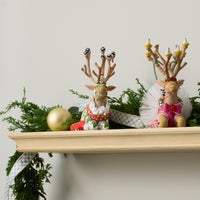 Patience Brewster Dash Away Sitting Vixen Reindeer Figure