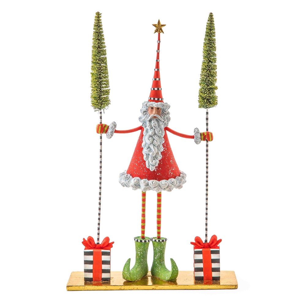 Patience Brewster Santa Gift Tree Figure mackenzie-childs Panama imagen 1