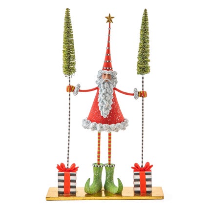 Patience Brewster Santa Gift Tree Figure