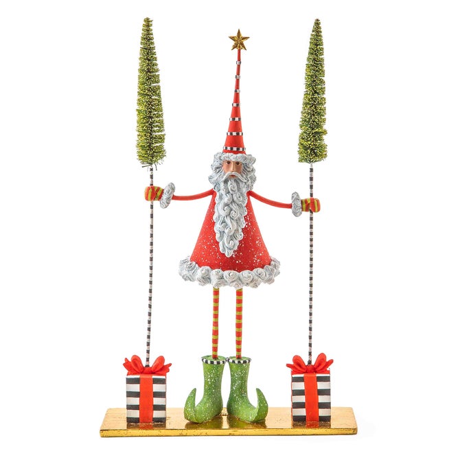 Patience Brewster Santa Gift Tree Figure image number 0