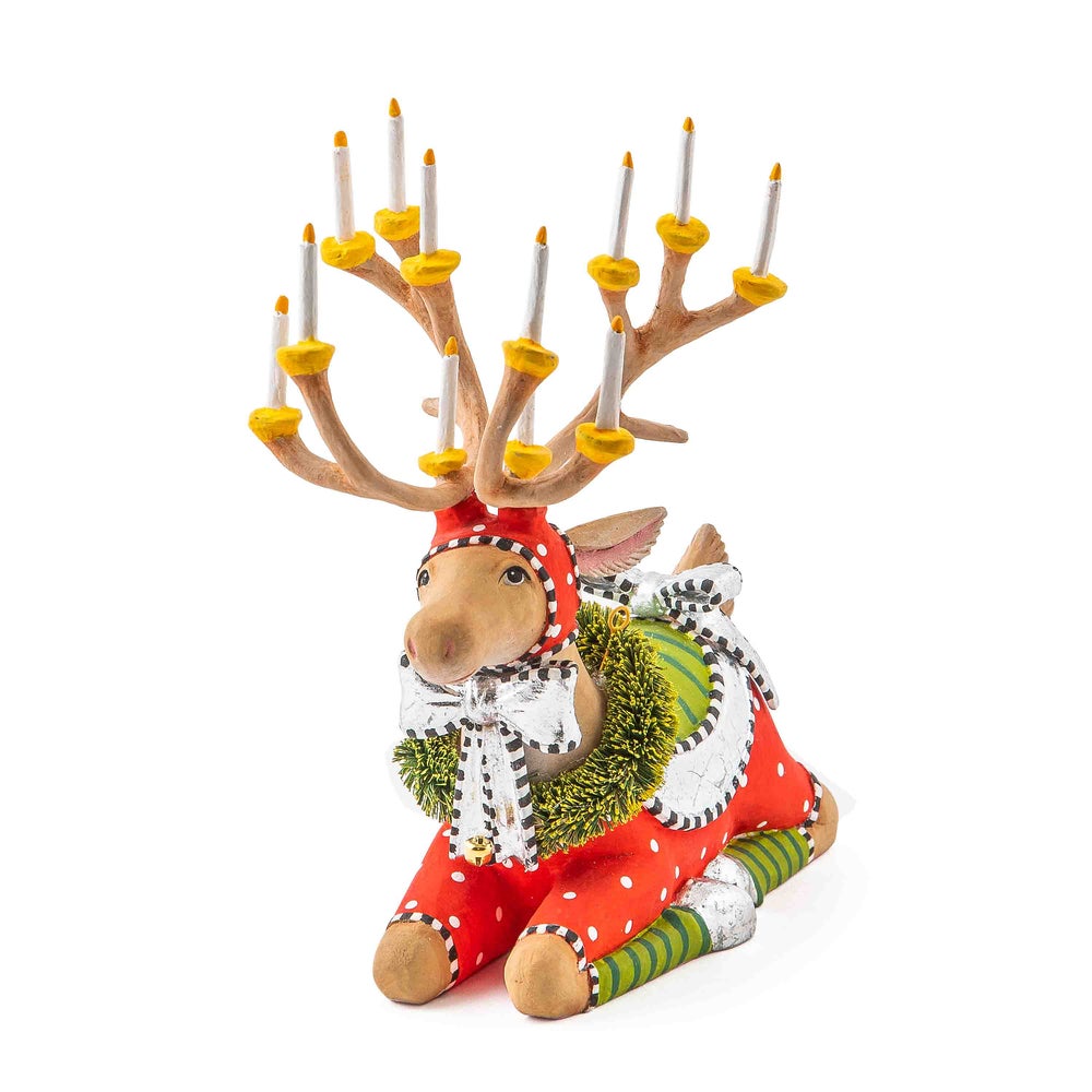 Patience Brewster Dash Away Sitting Reindeer mackenzie-childs Panama imagen 1