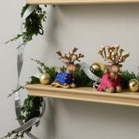 Patience Brewster Dash Away Sitting Reindeer