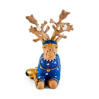 Patience Brewster Dash Away Sitting Comet Reindeer Figure