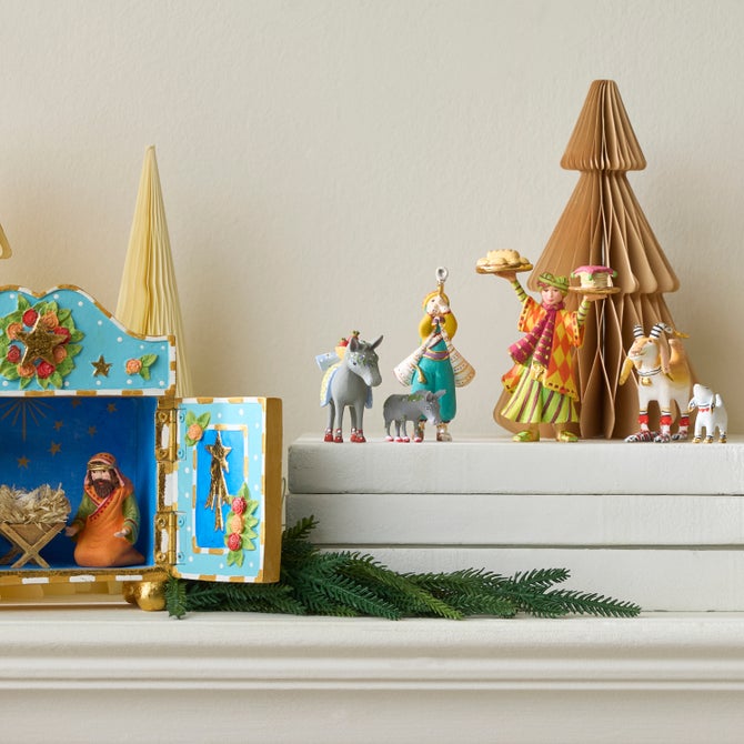 Patience Brewster Nativity Mother & Baby Donkey Mini Figures image number 2