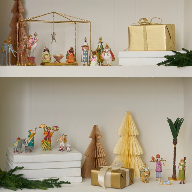 Patience Brewster Nativity Mother & Baby Donkey Mini Figures image number 3